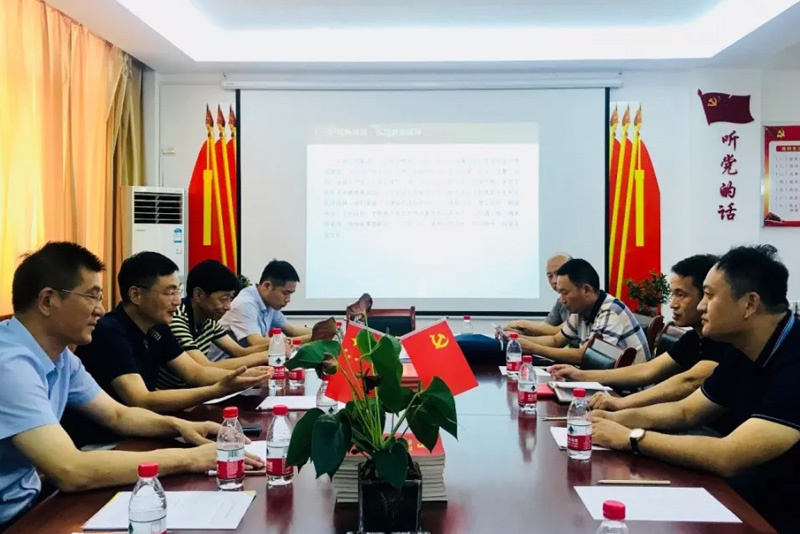 六安市市委組織部調(diào)研國(guó)達(dá)公司黨建工作